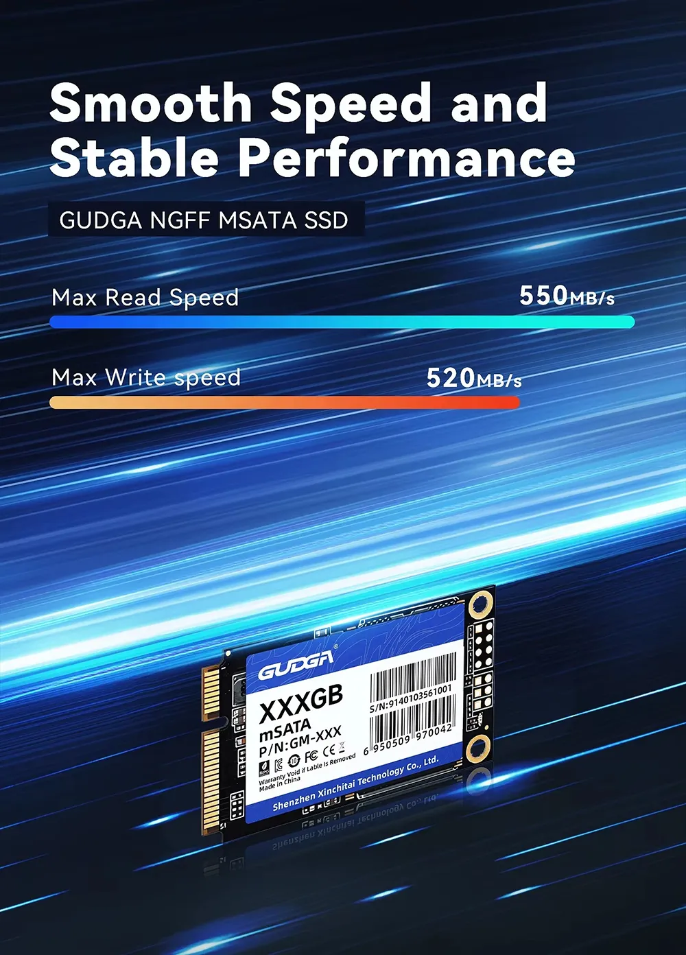 mSATA SSD for Laptop