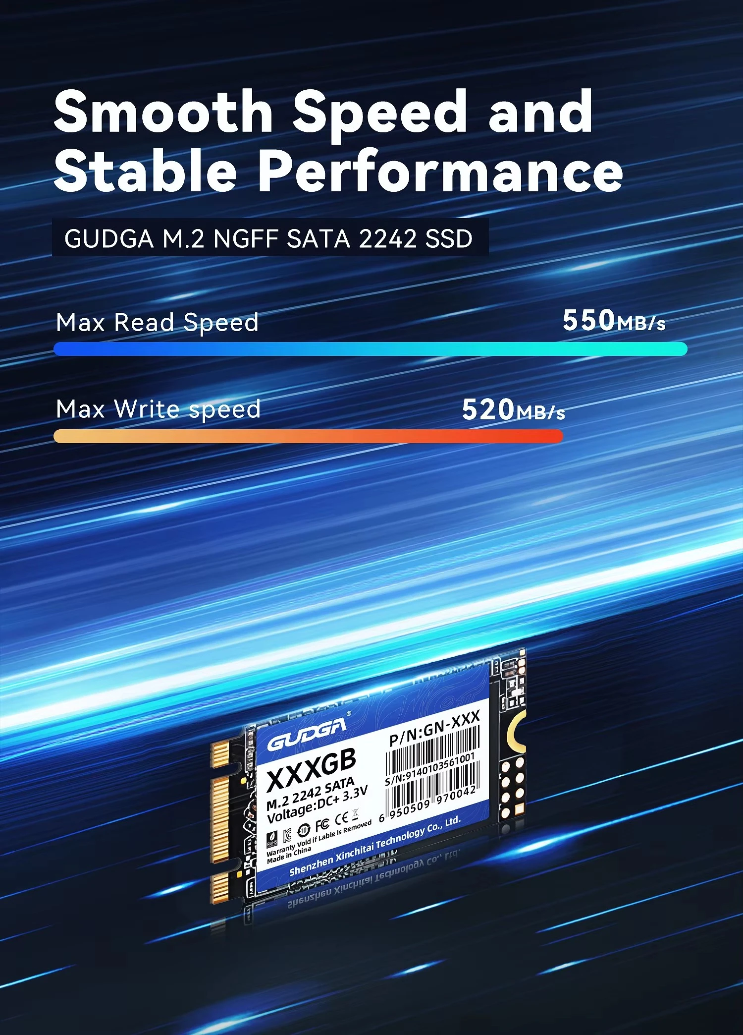 Laptop M.2 SATA SSD 